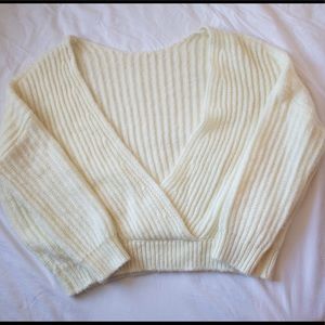 ASOS Backless White Sweater